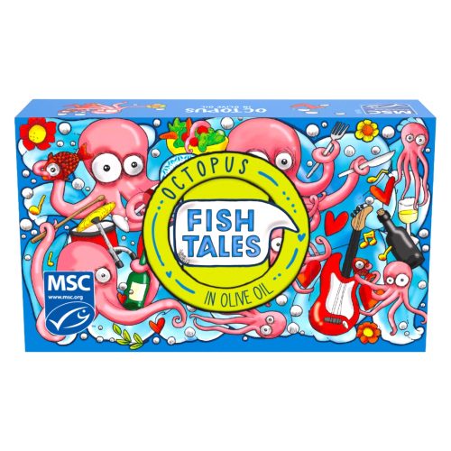 Fish Tales Octopus in olijfolie (12x111:70 gr) - webshop