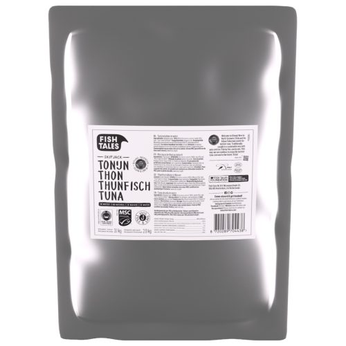 Fish Tales Skipjack Tonijn Pouch (4x3,1:2,9 KG) - webshop
